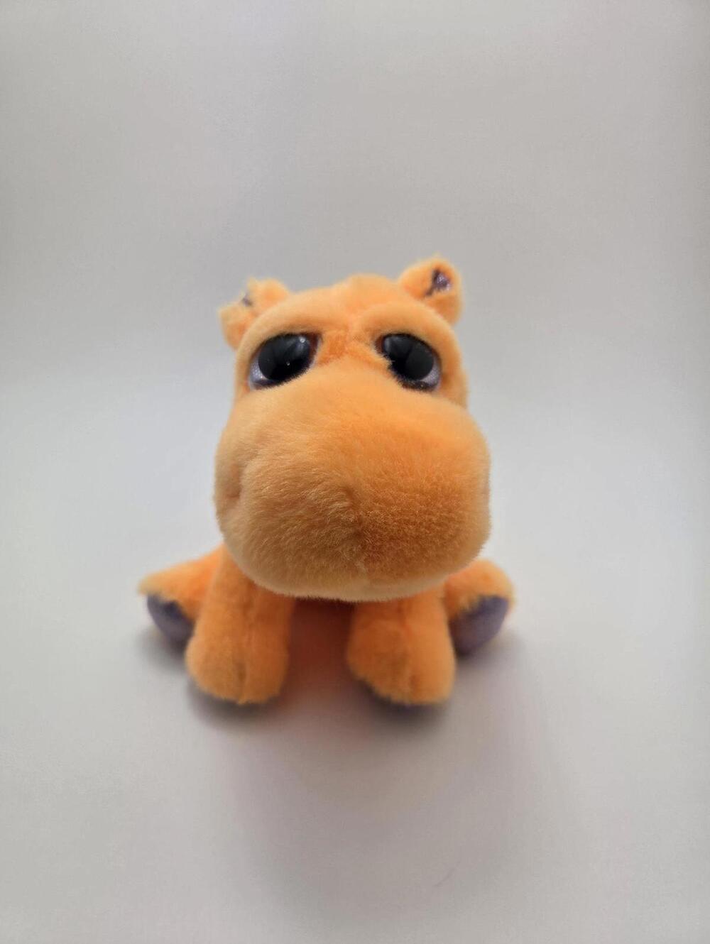 Russ Lil Peepers Plush “Peaches” the Orange Hippo Purple Feet (5 inch)